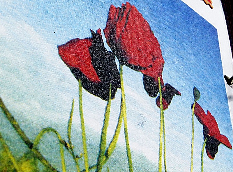 Spauda ant medziagos